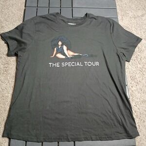 Lizzo The Special Tour Fall 2022‎ Black Short Sleeve T Shirt Size 2X -AC129